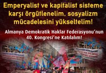 Almanya Demokratik Haklar Federasyonun 40. Kongresine çağrı!