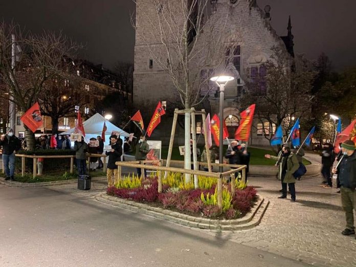 Banu Büyükavcı’nın sınır dışı edilme girişimi, Zürih’te protesto edildi!