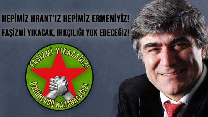 HBDH: Hrant Dink’i katledilişinin 14. yıldönümünde saygı ile anıyoruz!