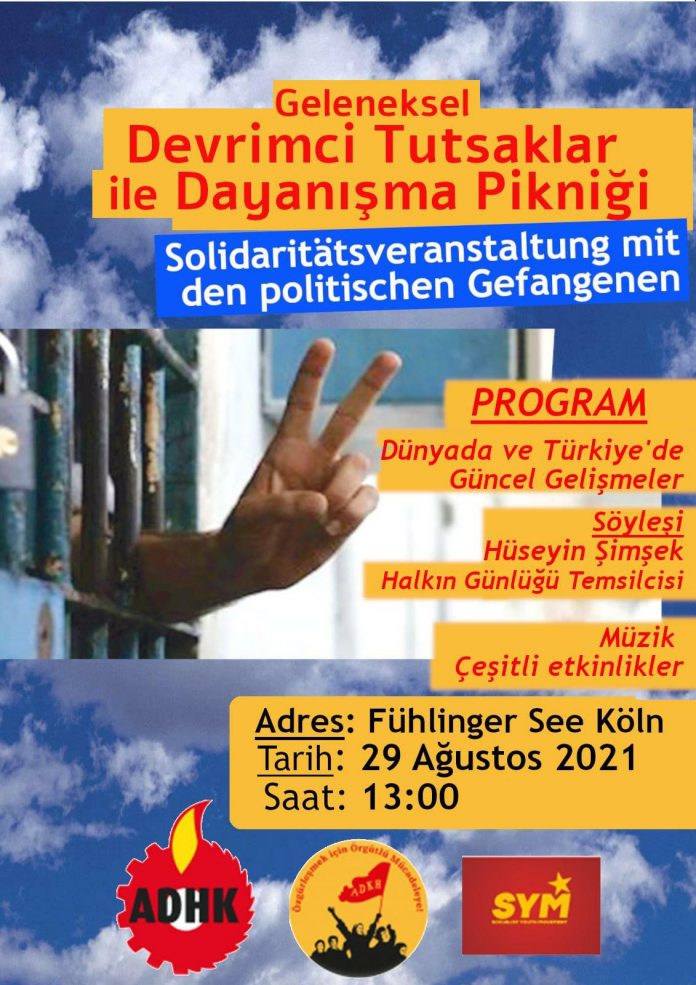 Devrimci Tutsaklar İle Dayanışma Pikniğinde Buluşalım!