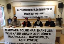 Hapishane raporu: Tehdit, çıplak arama, hücre aramaları, işkence, kötü muamele, ırkçı ve ayrımcı yaklaşımlar