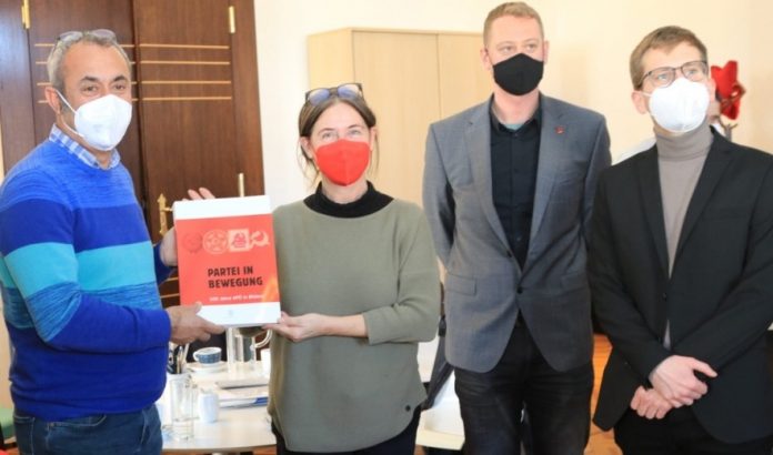 SMF heyeti ve Dersim Belediye Başkanı Maçoğlu’ndan komünist partili Graz Belediyesi’ne ziyaret