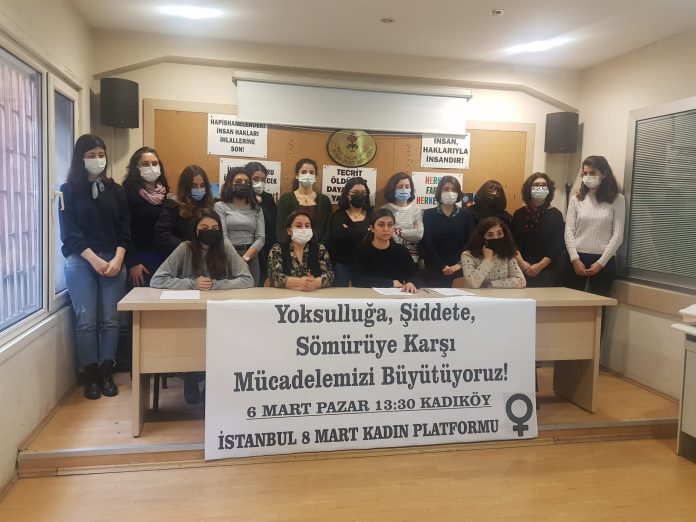 8 Mart Kadın Platformu: 6 Mart’ta Kadıköy’de buluşuyoruz