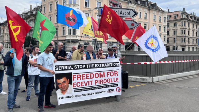 Paris ve Zürih’te Ecevit Piroğlu’na özgürlük eylemleri