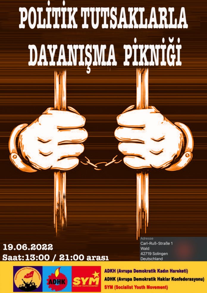 Politik Tutsaklarla Dayanışma Pikniginde Buluşalım!