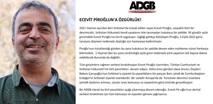 Ecevit Piroğlu’na Özgürlük!