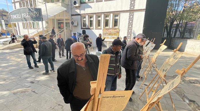 Dersim Belediyesi’nden katliamda yaşamını yitirenlerin anısına sergi ve belgesel gösterimi