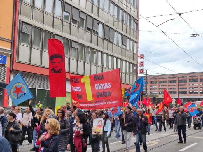 Enternasyonal Proletaryanın Birlik, Mücadele ve Dayanışma Günü 1 Mayıs Avusturya’da Coşkuyla Kutlandı!